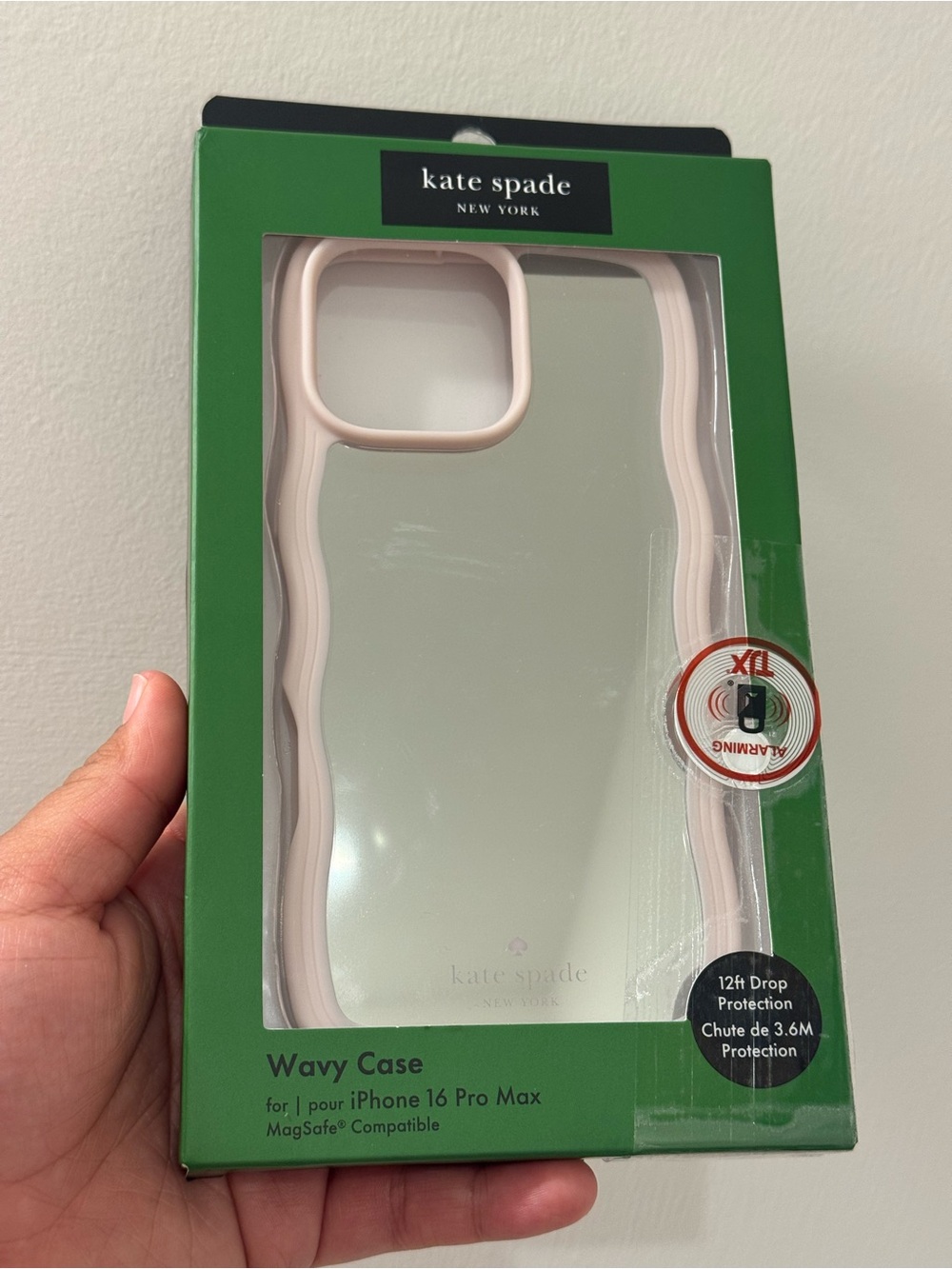 Kate Spade Wavy Mirror iPhone Case Pink-iPhone 16 pro max